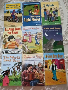 Lot 9 Harcourt Leveled Readers Grade 3 Level 3-3.5 Homeschool Teacher - Picture 1 of 1