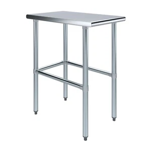 30 in. x 18 in. Open Base Stainless Steel Work Table | Residential & Commercial - Picture 1 of 9