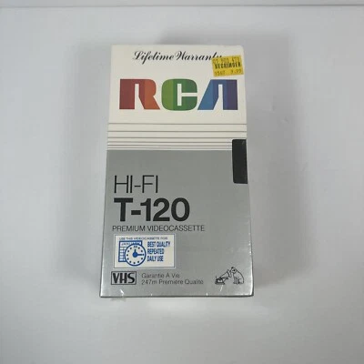 RCA VHS Hi-Fi T-120 New Factory Sealed 3 pack - Image 1 of 4