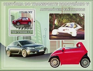 Electric Car Stamp Transportation Renault Z17 Souvenir Sheet MNH - Picture 1 of 1