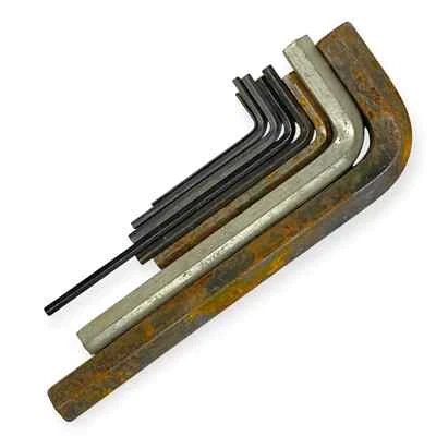 Long Arm L Shaped Hex Key Allen Wrenches Set, Mixed Sizes, 8 Pcs - Image 1 of 4