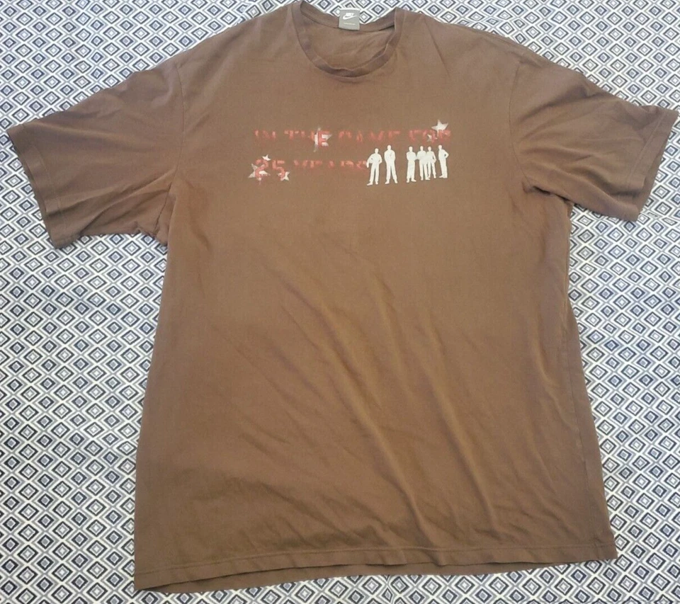 Camiseta vintage Nike In The Game durante 25 años talla 4XL Foto 1 de 4