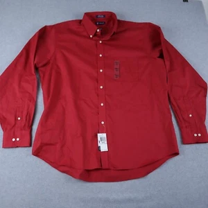 Chaps Shirt Mens 17 36/37 Classic Fit Twill Wrinkle Free Button Long Sleeve NWT - Picture 1 of 6