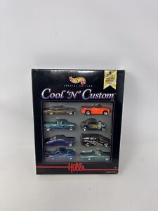Hot Wheels 1998 Cool N Custom 8 Car Set Hills Special Editions ~ 1:64 ~ NEW