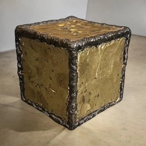 Signiert & datiert (1972) MCM brutalistisch geschweißt Pop Art Metallskulptur funtanähnlich - Bild 1 von 10