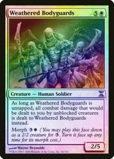 Weathered Bodyguards FOIL Time Spiral NM White Rare MAGIC MTG CARD ABUGames