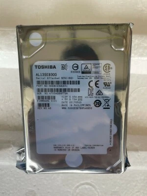 *New* Toshiba AL13SEB300 - 300GB, 10000RPM, 2.5" Internal SAS Hard Drive - Image 1 of 3