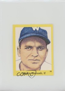 1989 The Official Hall of Fame Fun & Fact Sticker Book Stickers Heinie Manush