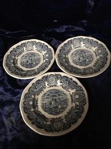 3 Historical Ports of England Port of Hull Bread Plates Made in England 6” - Picture 1 of 4