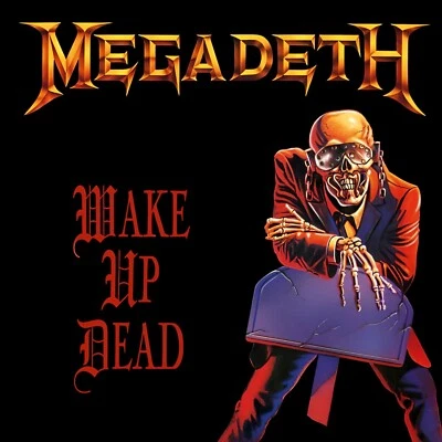 MEGADETH Wake up Dead BANNER 2x2 Ft Fabric Poster Tapestry Flag album cover art - Image 1 of 3