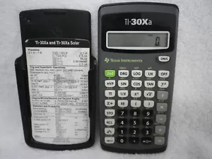 Texas Instruments TI-30Xa Scientific Calculator w/cover hand held - Picture 1 of 10