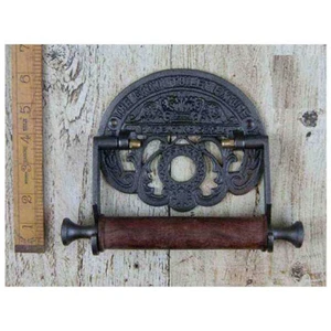 Soporte para rollos de inodoro vintage victoriano antiguo de hierro fundido baño inodoro baño baño baño baño baño baño - Imagen 1 de 1