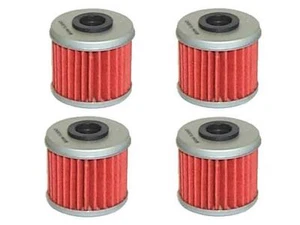 4-Pack Oil Filter Honda CRF250 CRF450 R/X CRF 150 CRF450R TRX 450 R Husqvarna - Picture 1 of 1