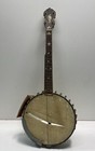 A.C. Fairbanks No. 2 Antique 4-String Open Back Banjo Boston Mass For Repair