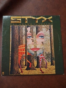 Styx- The Grand Illusion Prog Rock Classic Pop Rock 1977 SP-4637 Vinyl 12'' - Picture 1 of 2
