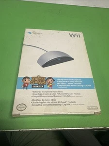 Nintendo Wii Speak Hands Free Microphone Animal Crossing City Folk Brand NEW - Picture 1 of 10
