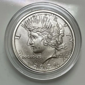 Serie Kennedy Overstrike 2024 - Dólar de la Paz - Ronda de Plata - Imagen 1 de 7