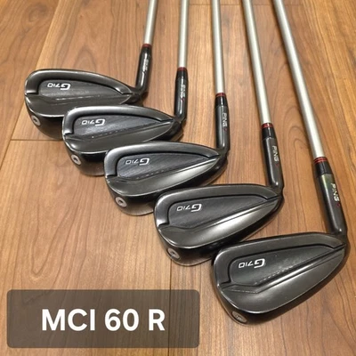 PING G710 Iron Set 5pcs 6-W MCI 60 Flex Regular Red Lie Left-Handed - Image 1 of 4