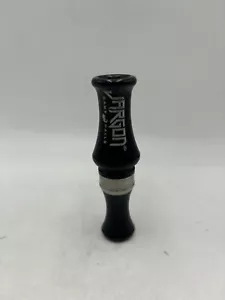 Jargon Duck Call Double Reed Ice Breaker Acrylic Black - Picture 1 of 5