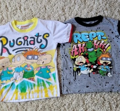 Rugrats (комплект...): рубашка с длинным рукавом + футболка, размер для мальчиков 4, новый - Изображение 1 из 4