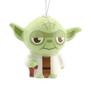 Yoda Ornament Authentic Star Wars Hallmark Holiday Keepsake Decoupage Christmas - Picture 1 of 1