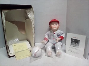 Porcelain Doll Michael By Artist Yolando Bello 11" with original paperwork - Picture 1 of 5