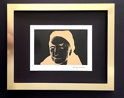 ANDY WARHOL + FIRMADO 1984 "GEORGIA O'KEEFE" IMPRESIÓN MONTADA Y ENMARCADA ¡CÓMPRALO AHORA! Foto 1 de 3