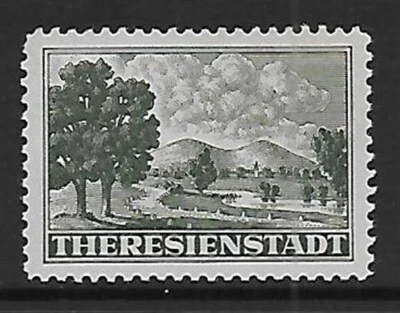 Theresienstadt stamps 1943 MI 1 MNH VF - Image 1 of 2