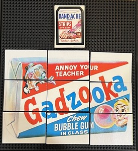 1973 Topps Wacky Packages 1st Series 1 Complete  White 30 Card Set With Puzzle