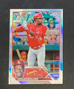 2023 Topps Chrome Jordan Walker Refractor #209 St. Louis Cardinals Rookie Card