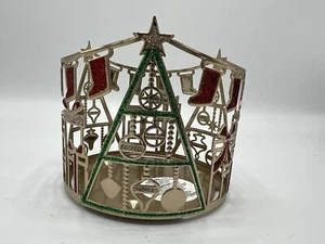 Bath & Body Works Christmas Tree Stockings Holiday 3-Wick Candle Holder - Picture 1 of 8
