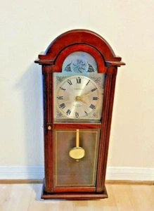 Daniel Dakota Quartz Wall Clock Pendulum Westminster Chime - Works, No Chime - Picture 1 of 11