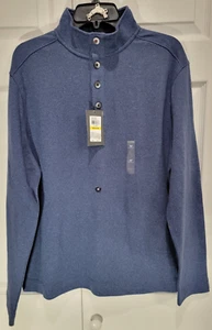 Van Heusen Men's Never Tuck Long Sleeve Sweatshirt Pullover Size M NWT - Picture 1 of 4