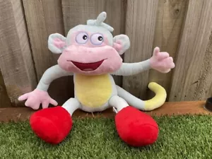 45CM DORA THE EXPLORER MONKEY BOOTS PLUSH DOLL KIDS CHILDS SOFT BEAR STUFFED TOY - Picture 1 of 3