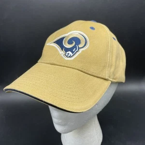 Los Angeles Rams Ball Cap Hat Strapback Gold Cotton Embroidered - Imagen 1 de 10