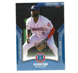 2022 Tennessee Smokies (Double-A Chicago Cubs) Delvin Zinn