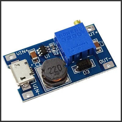 MMTRADE GY-MT3608 2A Step Up Boost Modul DC-DC Power 2A Stromversorgung für Arduino