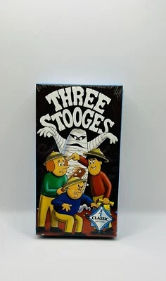 The Three Stooges 4 Classic Cartoons VHS Animation Comedy Family NEW SEALED - Image 1 of 3