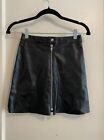 Reformation Vegan Leather Miniskirt Size 0