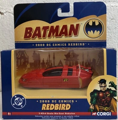 Corgi 2000 Robin Redbird Vehicle Batman DC Comics 1:43 Scale Diecast Metal READ - Image 1 of 2