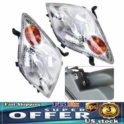 Headlight Lamp Halogen Driver Passenger Pair Set for 2004 2005 2006 Scion xA NEW - Image 1 of 4