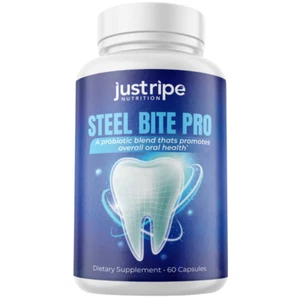 Steel Bite Pro for Teeth and Gum Repair Advanced Formula Dental - 60 Caps - Picture 1 of 4