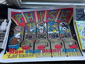 Phish 2021 Halloween Las Vegas NV Pollock Poster MGM Grand Garden Arena MINT - Picture 1 of 6