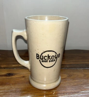 VTG Buckeye Root Beer Mug/ Stoneware D Handle/ Early 20th - Изображение 1 из 4