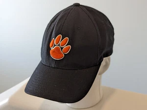 Clemson Tigers Hat Cap Richardson Pro Model Stretch Fit Black M/L Wool Blend Paw - Picture 1 of 13
