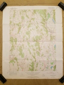 Mapa topográfico USDOI 1965 USGS Millerton cuadrilátero Nueva York Hampshire N4152 55 - Imagen 1 de 8