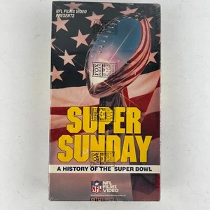 Super Sunday A History of the Super Bowl VHS Video Tape New Sealed NFL Football - Picture 1 of 2