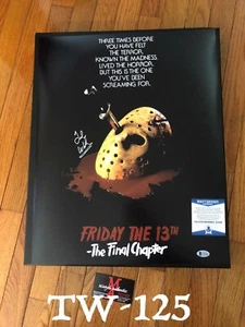 TED WHITE AUTOGRAPHED SIGNED 16x20 PHOTO! JASON! FRIDAY THE 13TH! BECKETT COA! - Picture 1 of 1