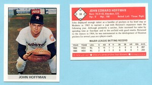 1979 One Year Winners Baseball card # 33 Joh Hoffman -- Houston