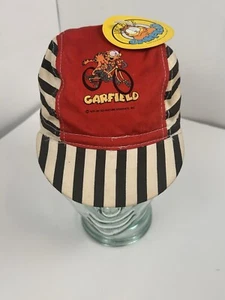 Vintage Garfield Hut Maler 3 Panel Just4Kids 90er Original Etikett klein - Bild 1 von 8